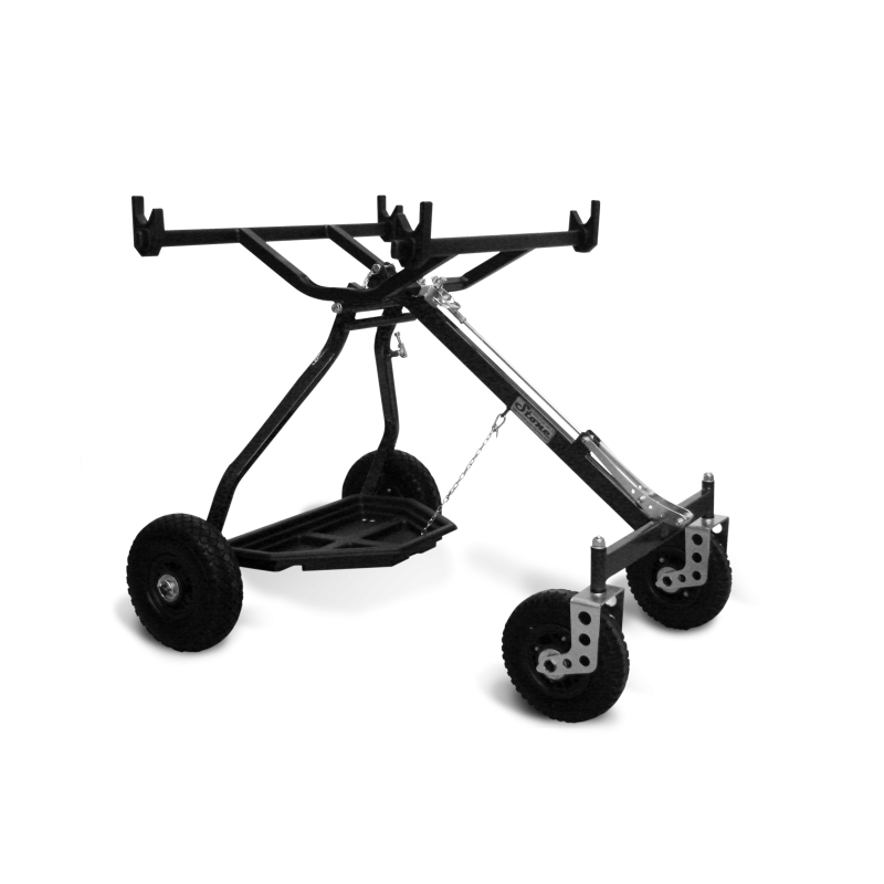 Stone Kart - Kippaava musta - Jarruilla